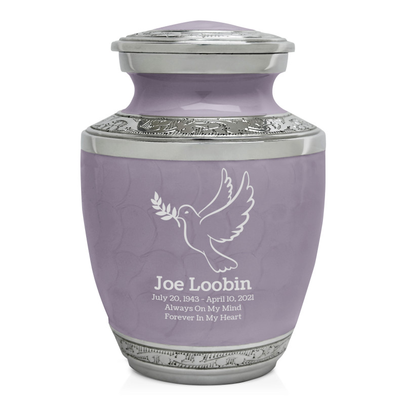 Peace Dove Sharing Urn - Regal Purple