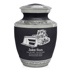 Bulldozer Sharing Urn - Ebony Black