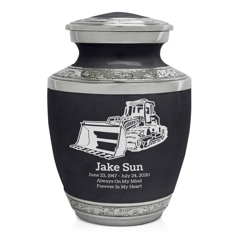 Bulldozer Sharing Urn - Ebony Black