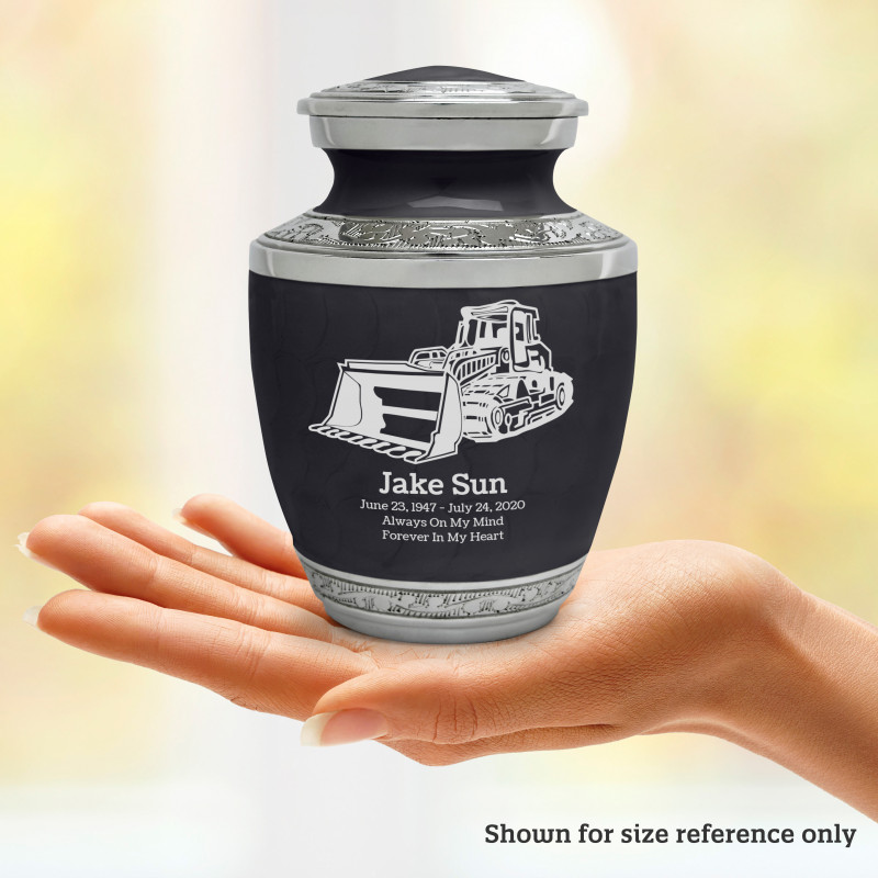 Bulldozer Sharing Urn - Ebony Black