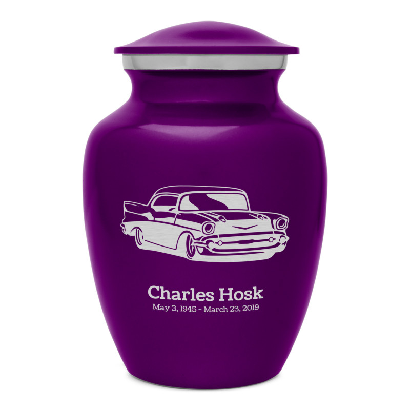 Classic Car Sharing Urn - Purple Luster