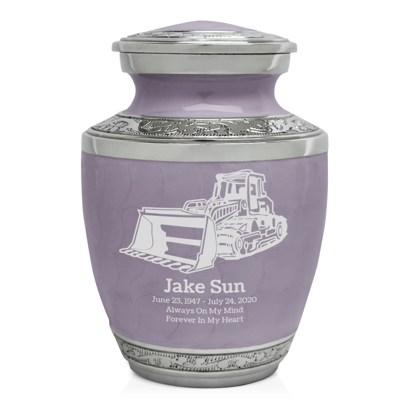 Bulldozer Sharing Urn - Regal Purple
