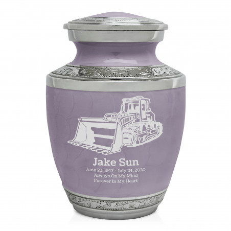 Bulldozer Sharing Urn - Regal Purple