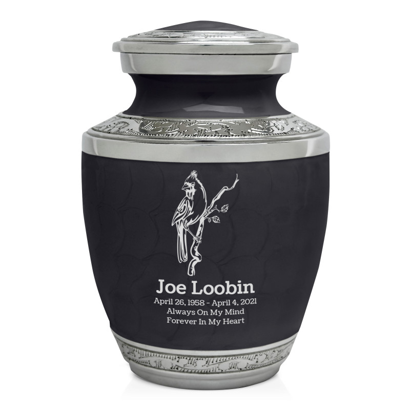 Cardinal Sharing Urn - Ebony Black