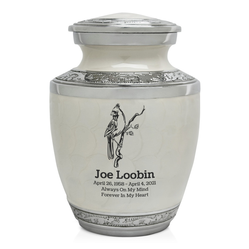 Cardinal Sharing Urn - Radiant White