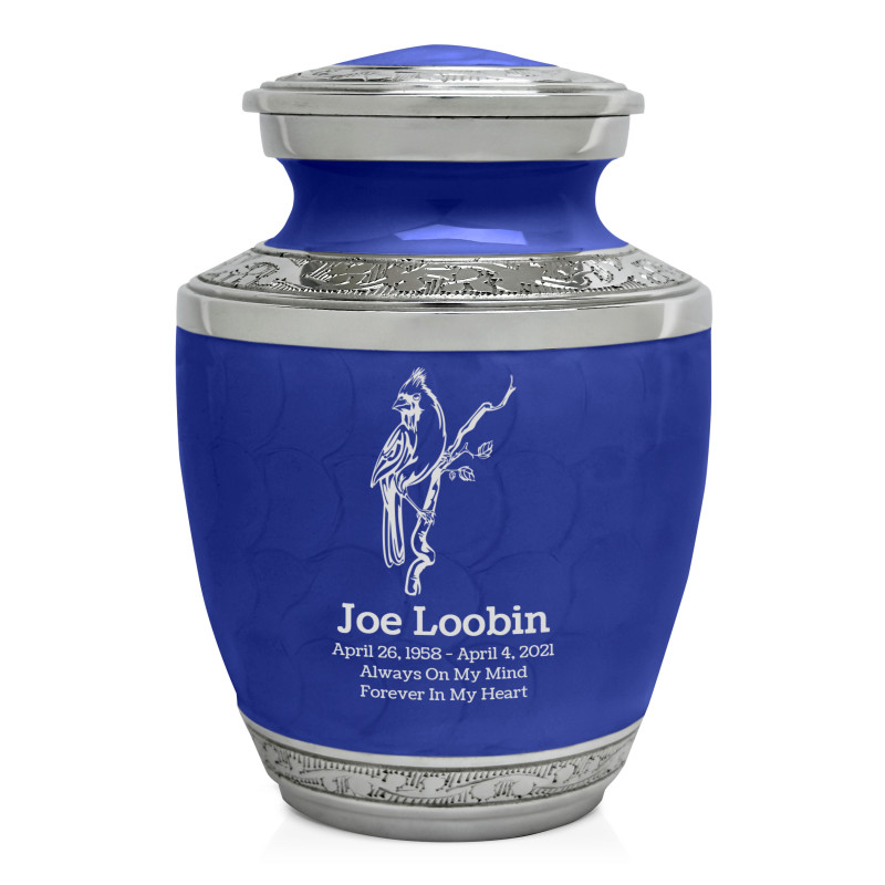Cardinal Sharing Urn - Royal Blue