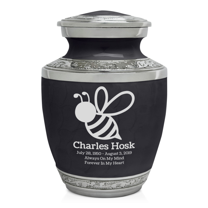 Bee Sharing Urn - Ebony Black