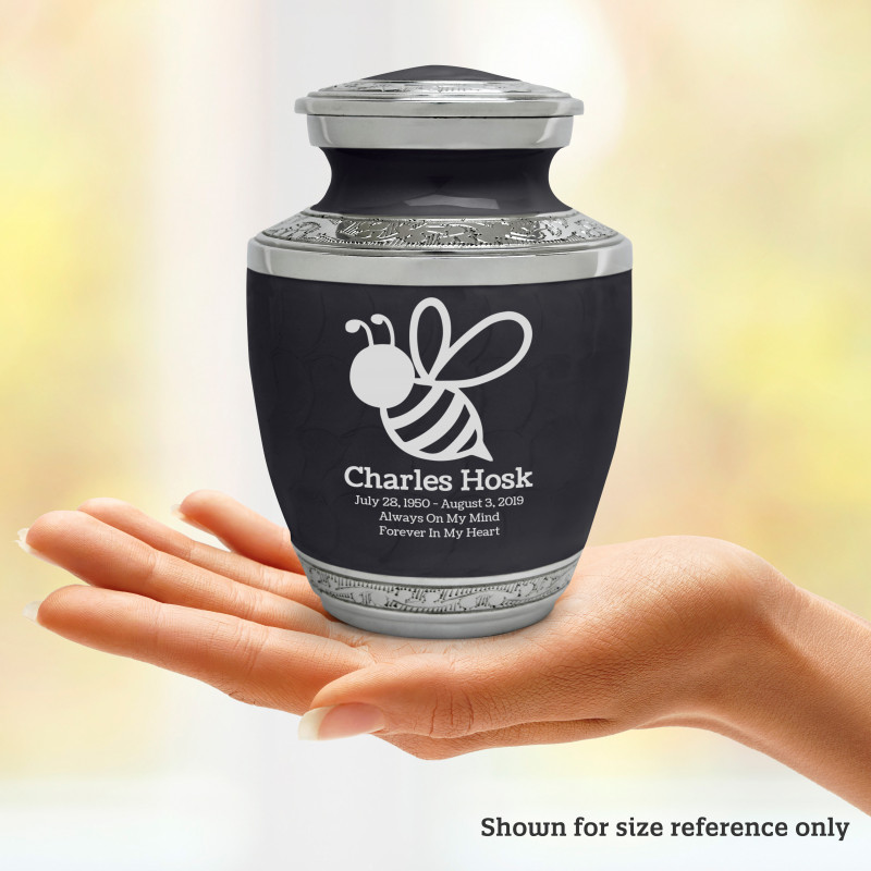 Bee Sharing Urn - Ebony Black