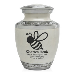 Bee Sharing Urn - Radiant White