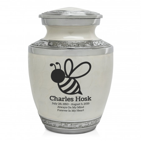 Bee Sharing Urn - Radiant White