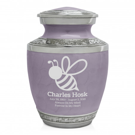 Bee Sharing Urn - Regal Purple
