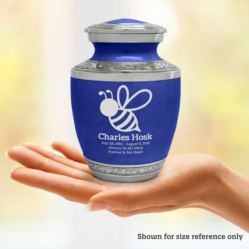 Bee Sharing Urn - Royal Blue