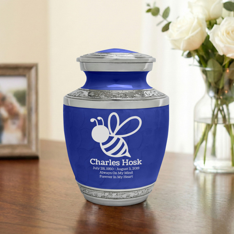 Bee Sharing Urn - Royal Blue