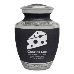 Cheese Wedge Sharing Urn - Ebony Black
