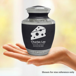 Cheese Wedge Sharing Urn - Ebony Black