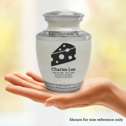 Cheese Wedge Sharing Urn - Radiant White