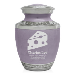 Cheese Wedge Sharing Urn - Regal Purple
