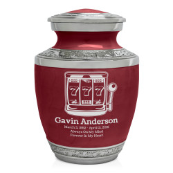Slot Machine Sharing Urn - Rose Red