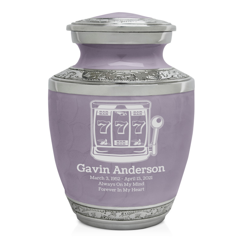 Slot Machine Sharing Urn - Regal Purple