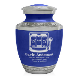 Slot Machine Sharing Urn - Royal Blue