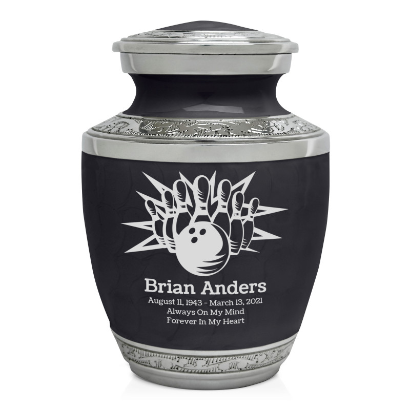 Bowling Sharing Urn - Ebony Black