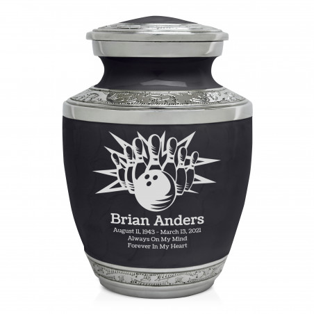 Bowling Sharing Urn - Ebony Black
