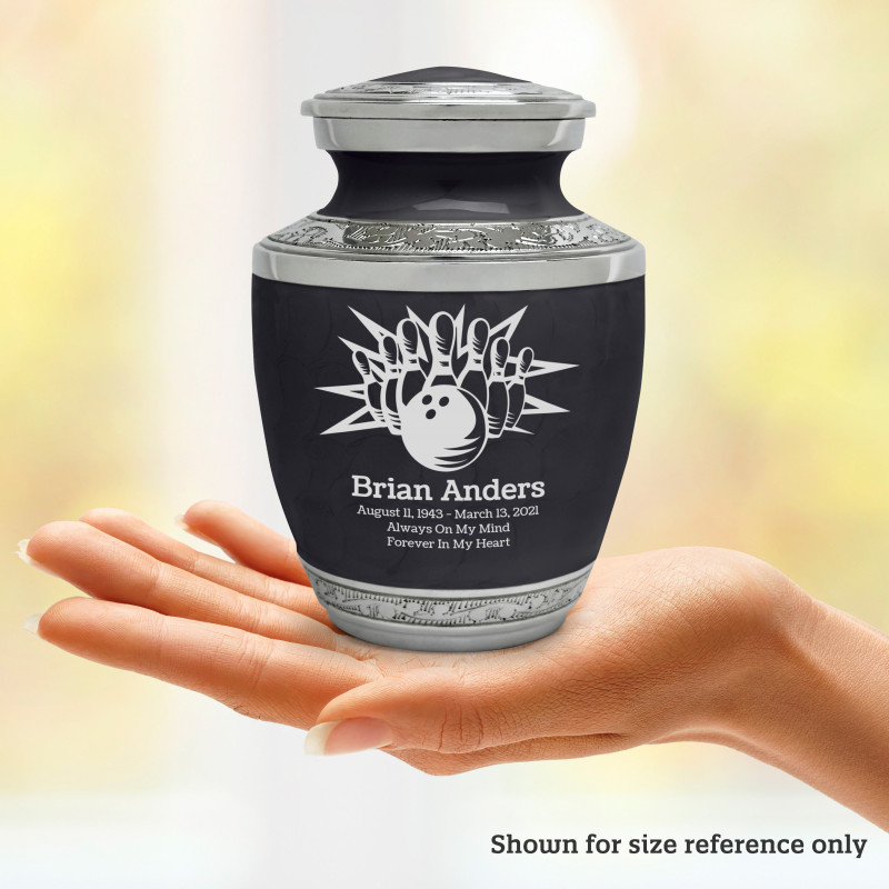 Bowling Sharing Urn - Ebony Black
