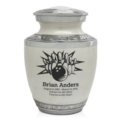 Bowling Sharing Urn - Radiant White