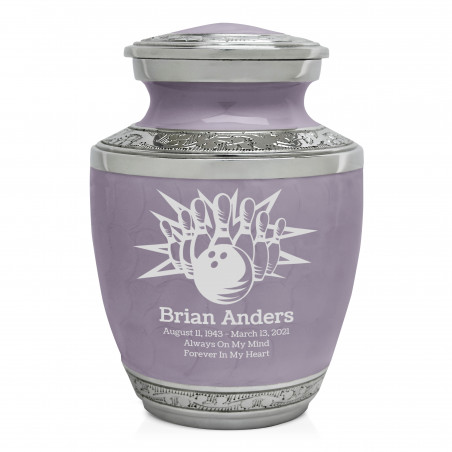 Bowling Sharing Urn - Regal Purple
