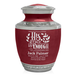 His Grace is Enough Sharing Urn - Regal Purple