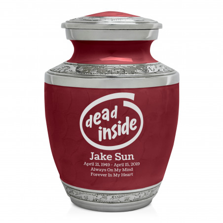Dead Inside Sharing Urn - Rose Red