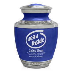 Dead Inside Sharing Urn - Royal Blue
