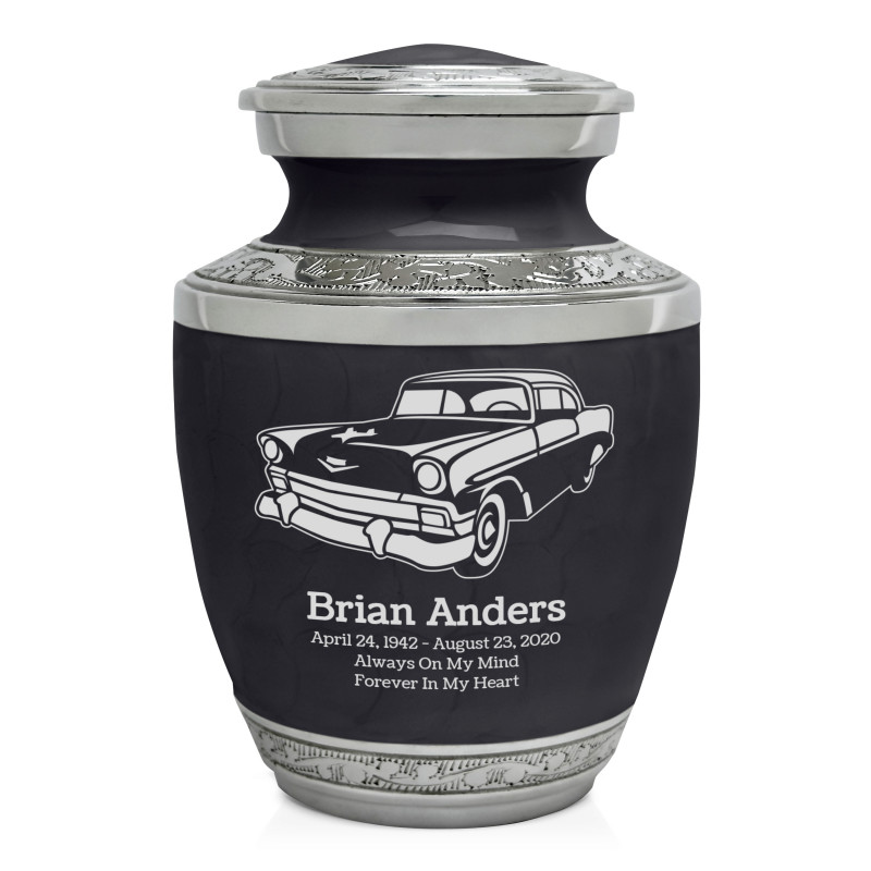 Classic Car II Sharing Urn - Ebony Black