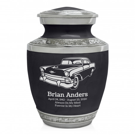 Classic Car II Sharing Urn - Ebony Black