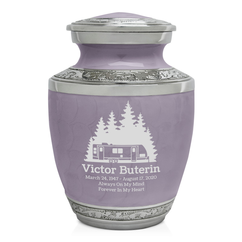 Fifth Wheel Camper Sharing Urn - Regal Purple