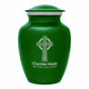Celtic Cross Sharing Urn - Shamrock Green