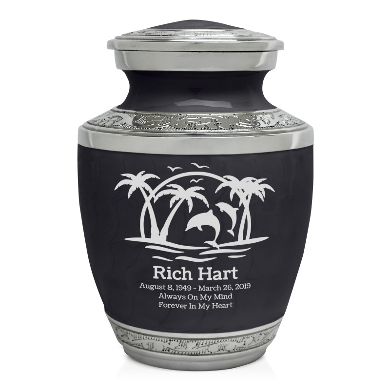 Endless Summer Sunset Sharing Urn - Ebony Black