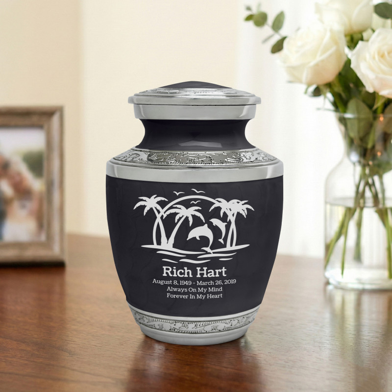 Endless Summer Sunset Sharing Urn - Ebony Black
