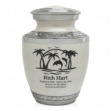 Endless Summer Sunset Sharing Urn - Radiant White