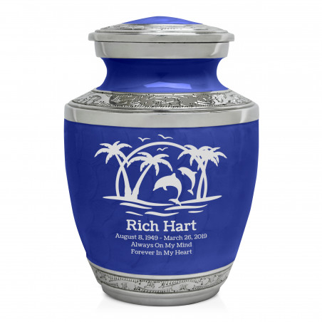 Endless Summer Sunset Sharing Urn - Royal Blue