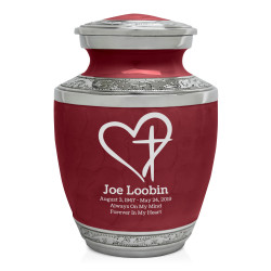 Love of Christ Sharing Urn - Rose Red