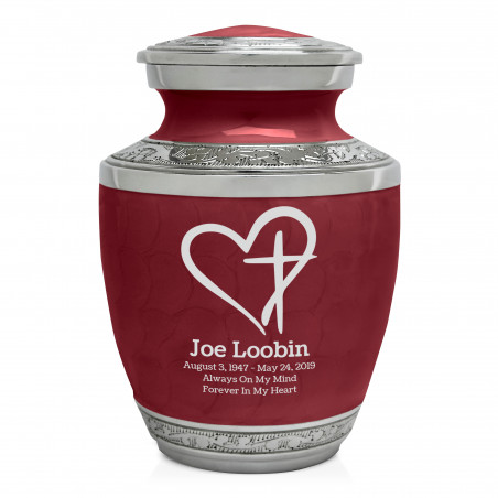 Love of Christ Sharing Urn - Rose Red