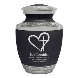 Love of Christ Sharing Urn - Ebony Black