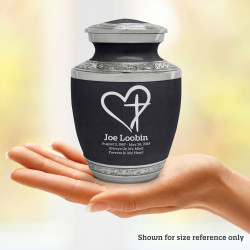 Love of Christ Sharing Urn - Ebony Black