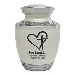Love of Christ Sharing Urn - Radiant White