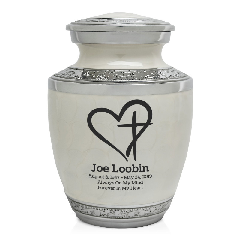 Love of Christ Sharing Urn - Radiant White