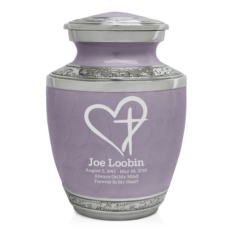 Love of Christ Sharing Urn - Regal Purple