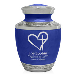Love of Christ Sharing Urn - Royal Blue