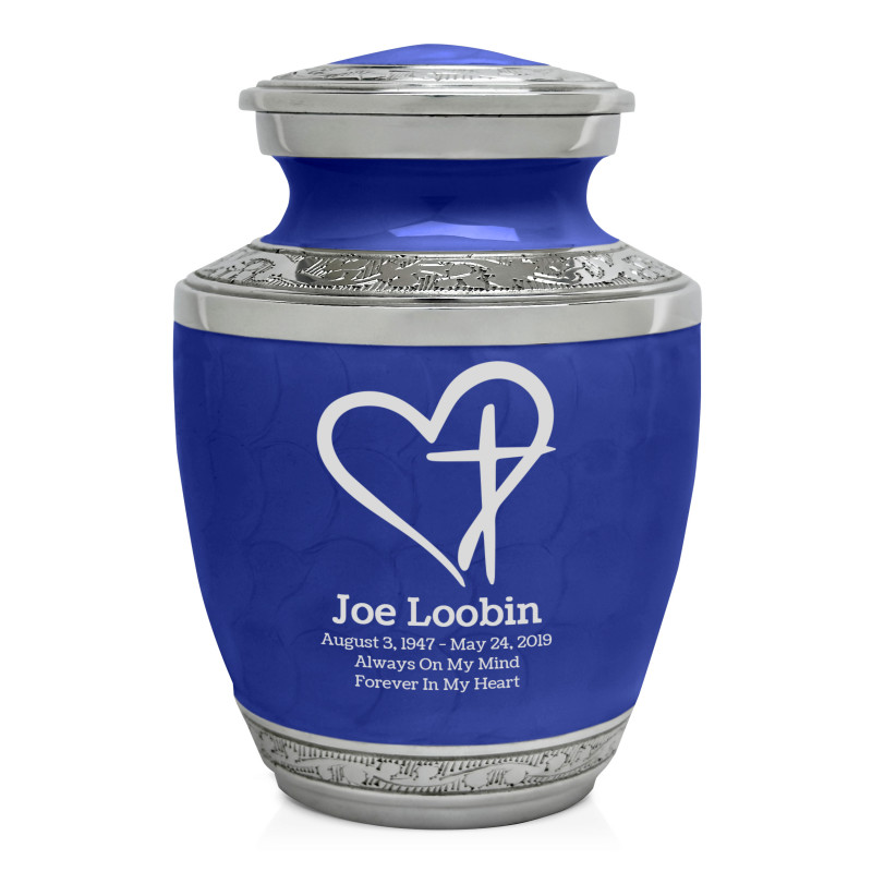 Love of Christ Sharing Urn - Royal Blue