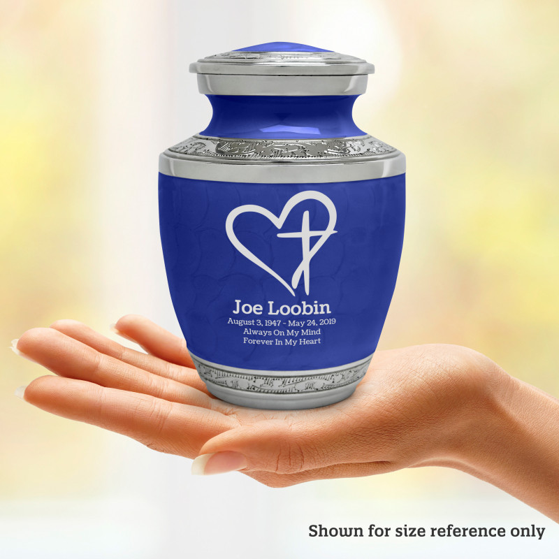 Love of Christ Sharing Urn - Royal Blue